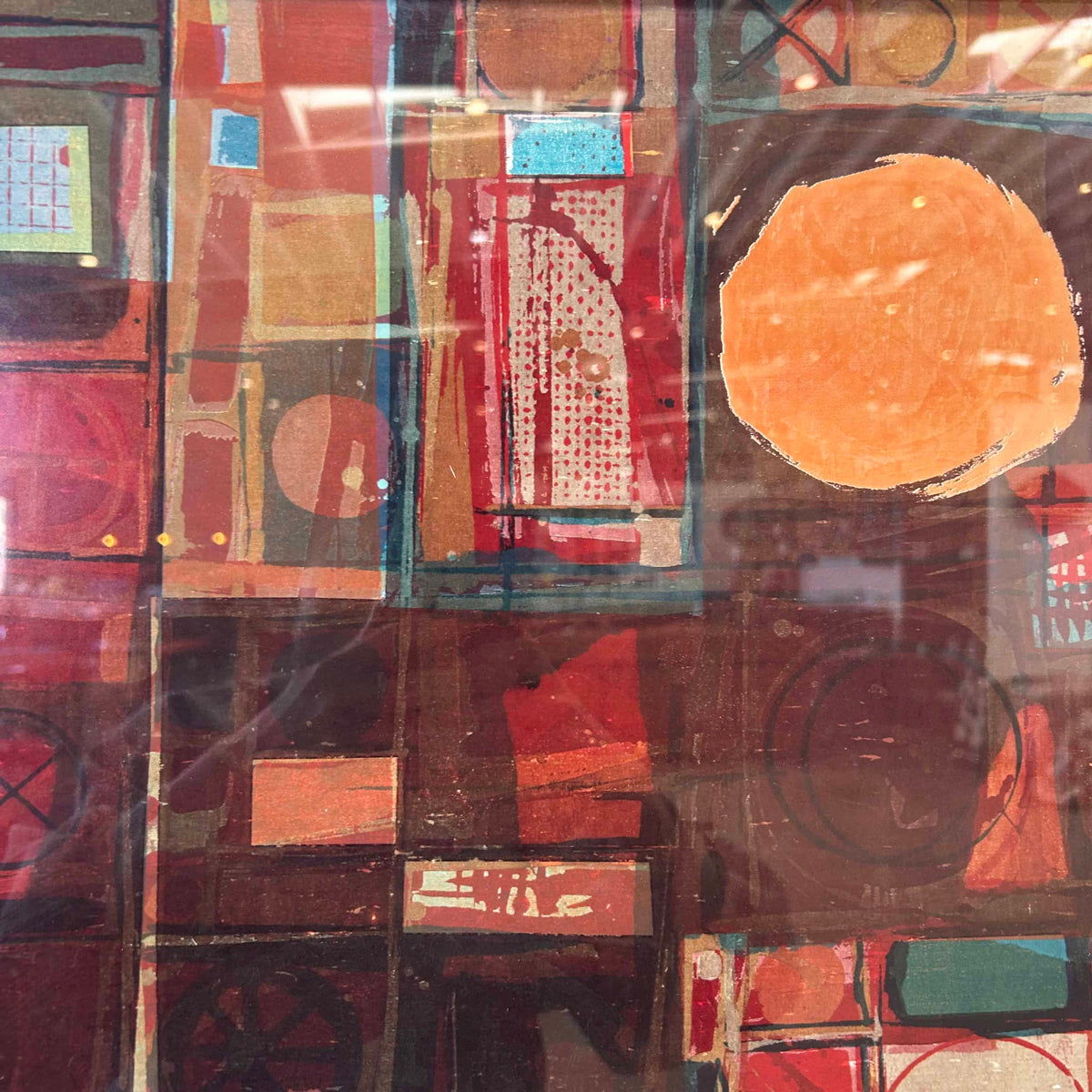 C. Morley Abstract Lithograph