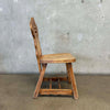 Dutch Style Brutalist Chair in Oak
