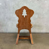 Dutch Style Brutalist Chair in Oak