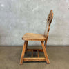 Dutch Style Brutalist Chair in Oak