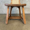 Dutch Style Brutalist Chair in Oak