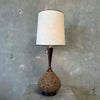 1960's Cork Lamp