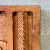 Vintage Mid Century Modern Carved Panel by Evelyn Ackerman