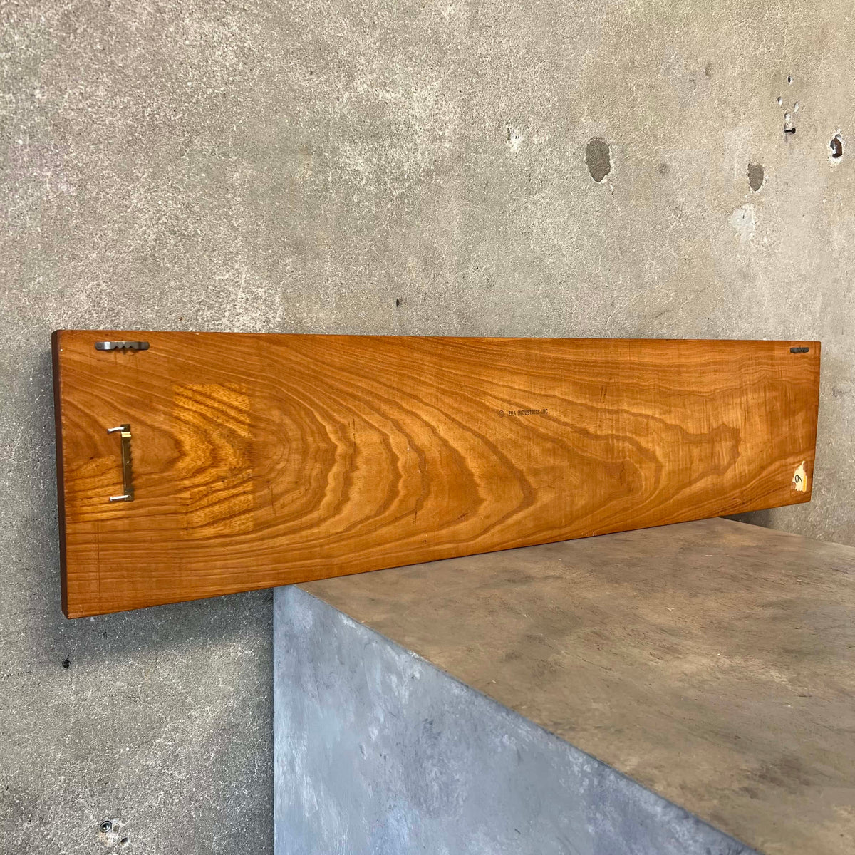 Vintage Mid Century Modern Carved Panel by Evelyn Ackerman