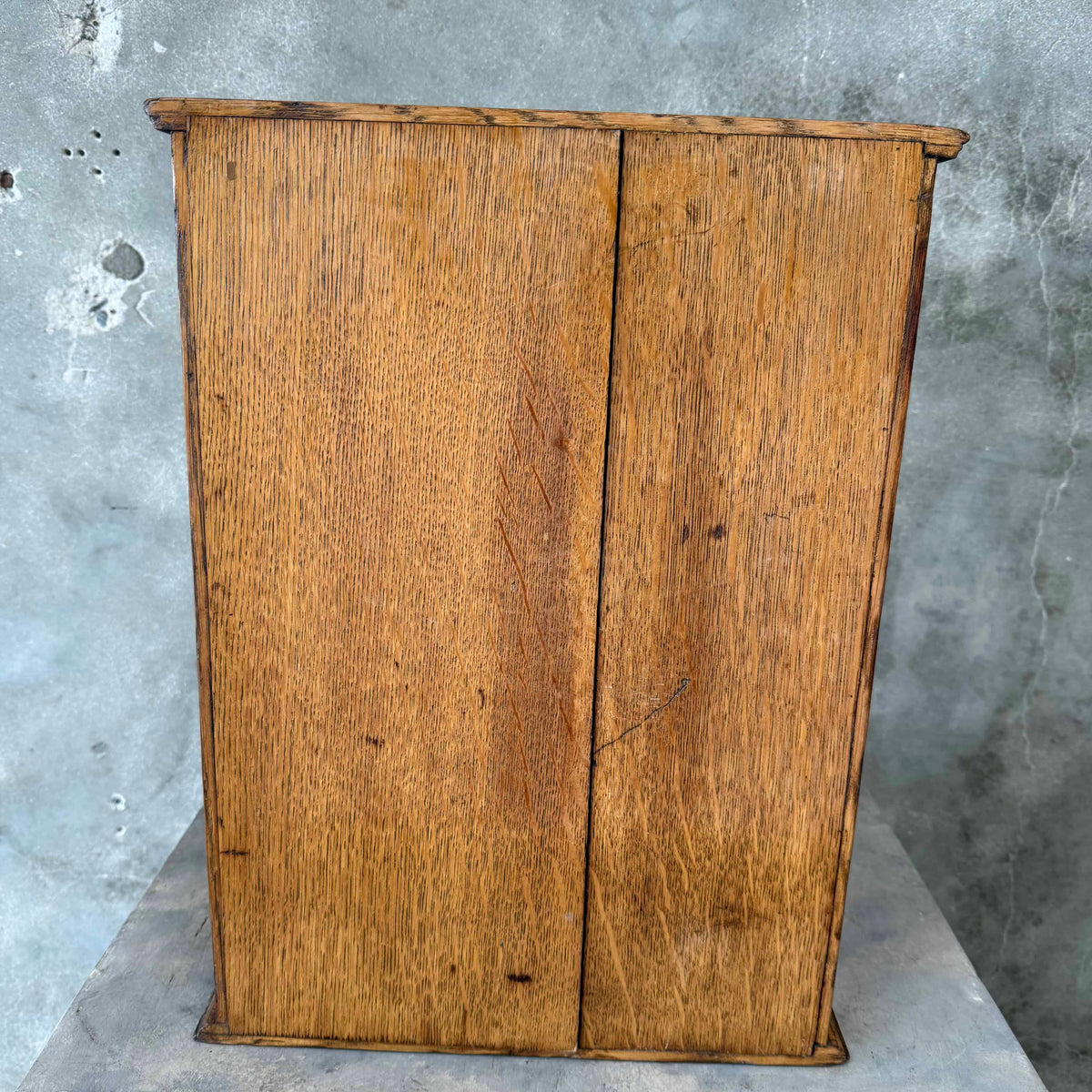 Antique American Letter File Cabinet Oak 5 Drawer