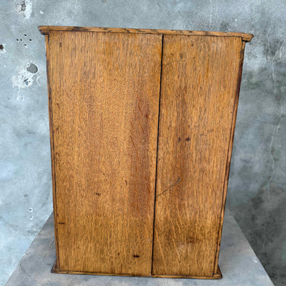Antique American Letter File Cabinet Oak 5 Drawer