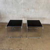 Pair of Marcel Breuer Italian Mand Laccio End Tables