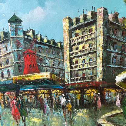 Moulin Rouge Oil Painting