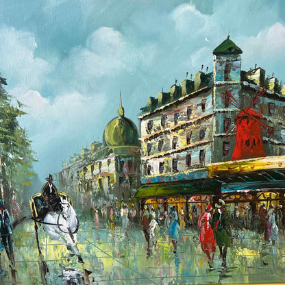 Moulin Rouge Oil Painting