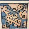 Vintage Keith Harring Exhibition Poster, 1985 France