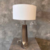 1970's Laurel Brutalist By Marizio Tempestini Sculptural Chrome Lamp