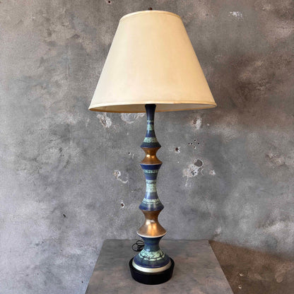 Rare 1960s Aldo Londi Italian Hand Made Floor Lamp