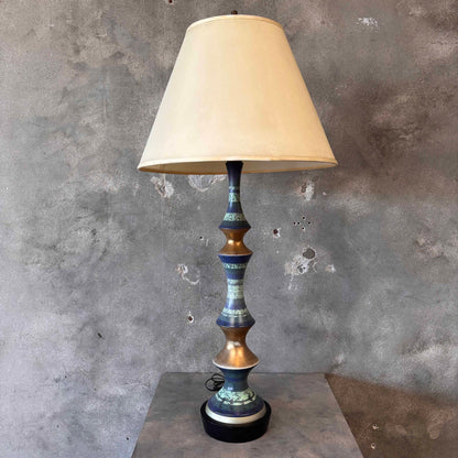 Rare 1960s Aldo Londi Italian Hand Made Floor Lamp