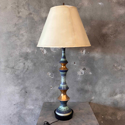 Rare 1960s Aldo Londi Italian Hand Made Floor Lamp