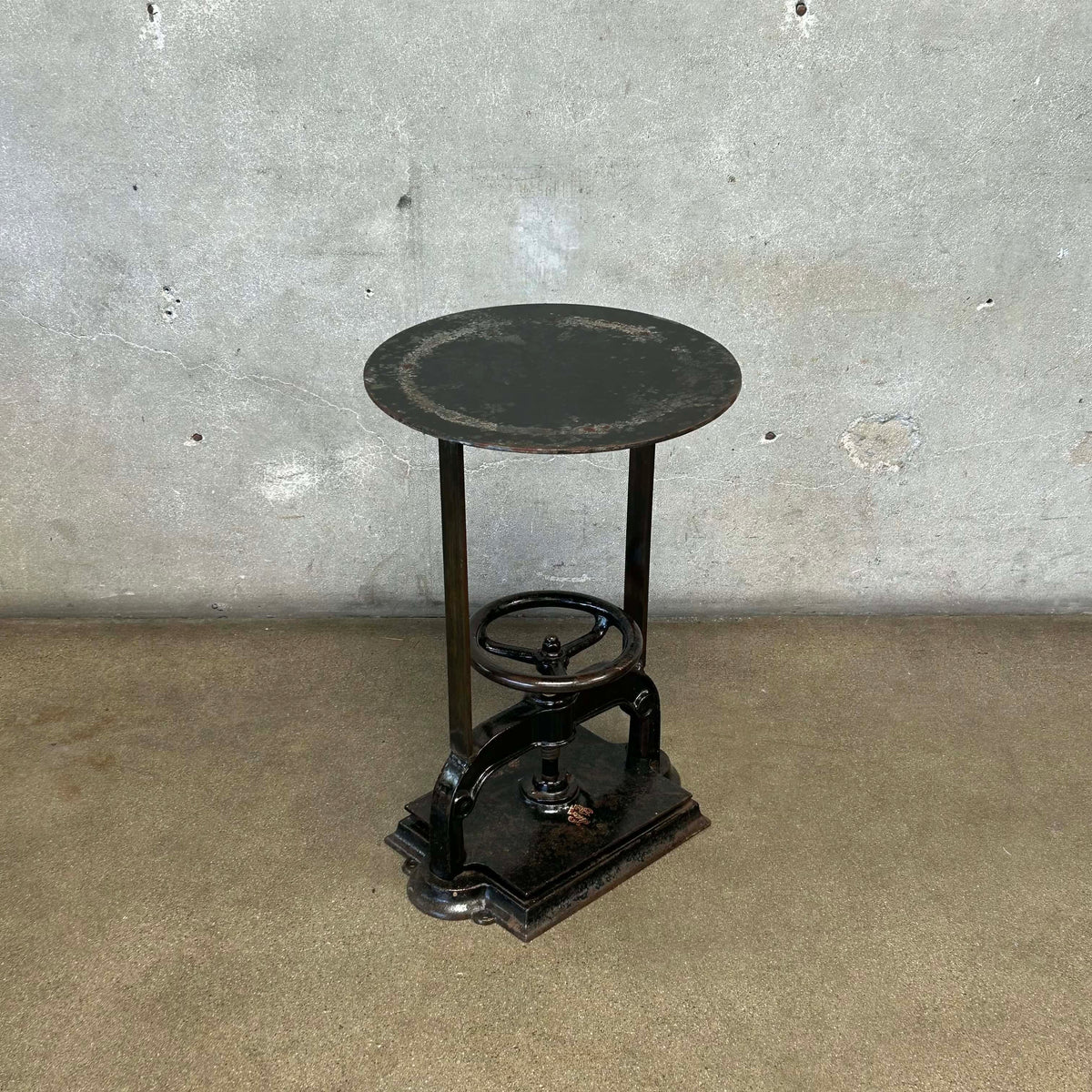 Antique 1800s Book Press Side Table