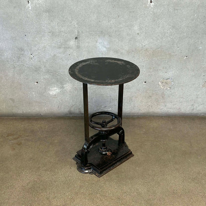Antique 1800s Book Press Side Table