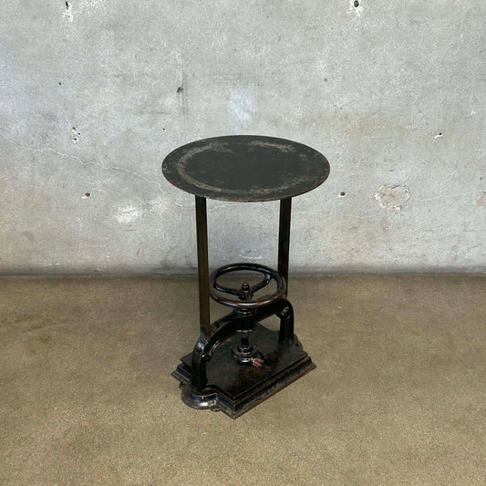 Antique 1800s Book Press Side Table