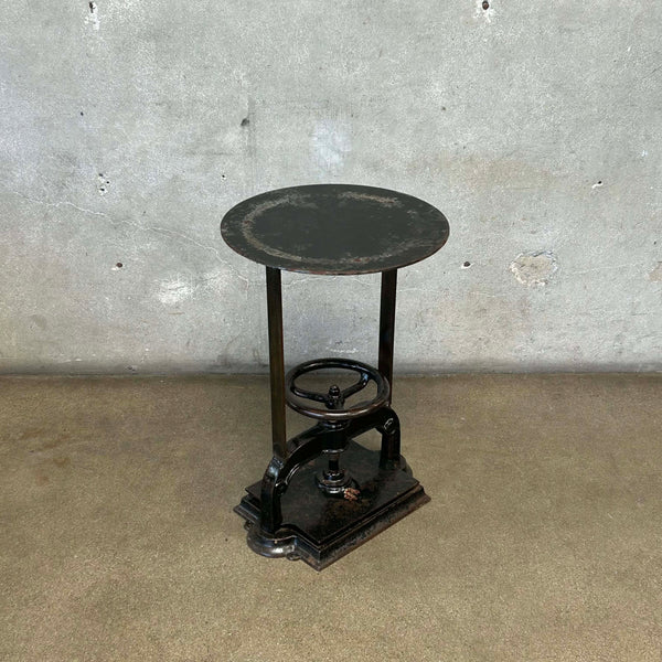 Antique 1800s Book Press Side Table