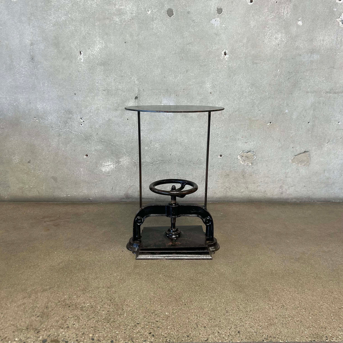 Antique 1800s Book Press Side Table