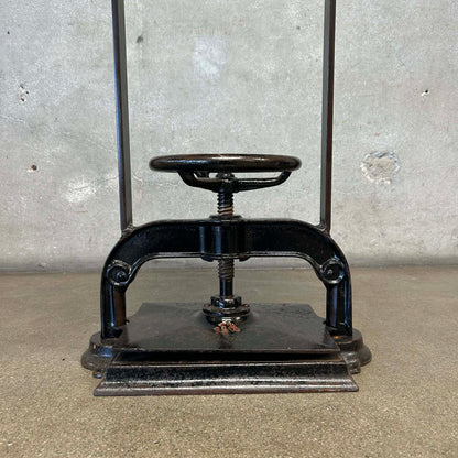 Antique 1800s Book Press Side Table