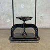 Antique 1800s Book Press Side Table