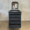 1940s Simmons Steel Highboy Dresser w/ Mirror