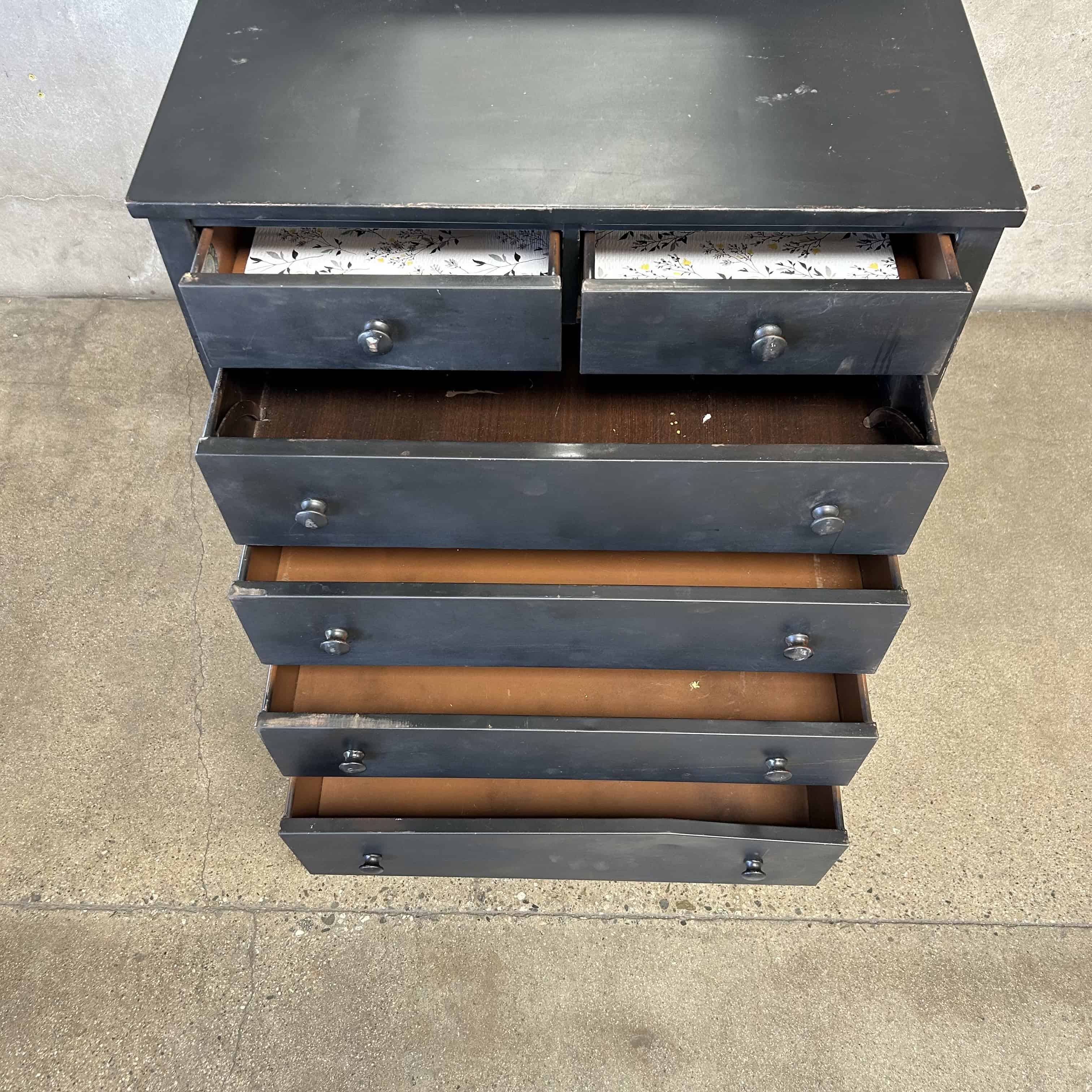simmons metal highboy dresser 1940s Simmons Steel Highboy Dresser w/ Mirror