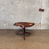 Walnut Coffee Table Hand Built in Long Beach by Pete Deeble Furniture