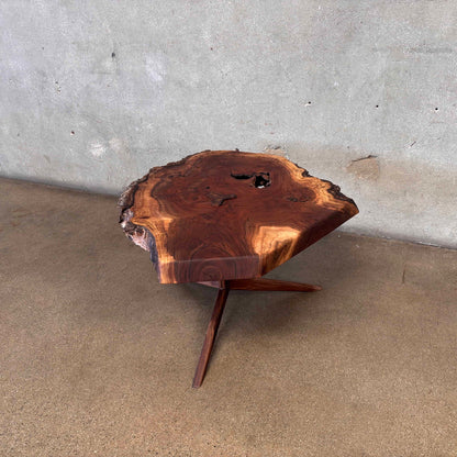 Walnut Coffee Table Hand Built in Long Beach by Pete Deeble Furniture