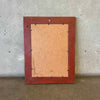 Vintage Hand-Painted Border Glass Mirror