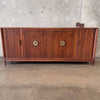 Vintage Mid Century Modern Walnut Stereo Console