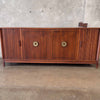 Vintage Mid Century Modern Walnut Stereo Console