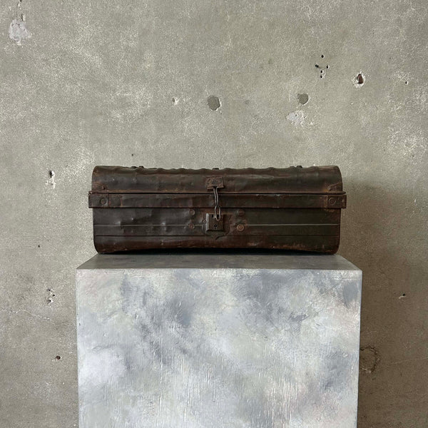 Antique Metal Trunk #1