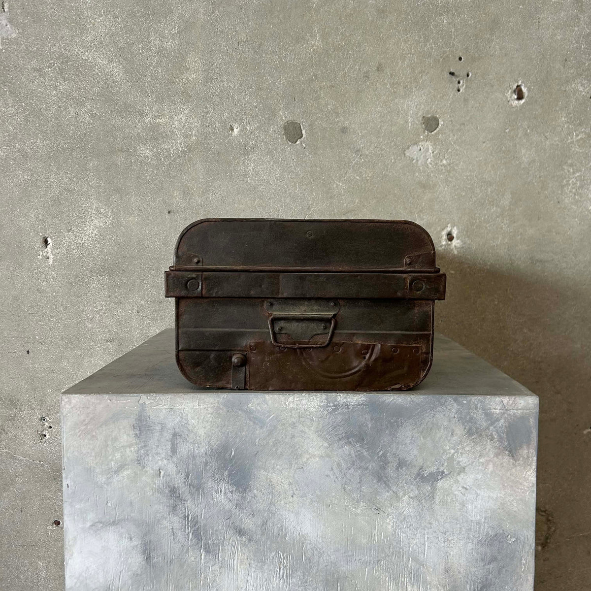Antique Metal Trunk #1