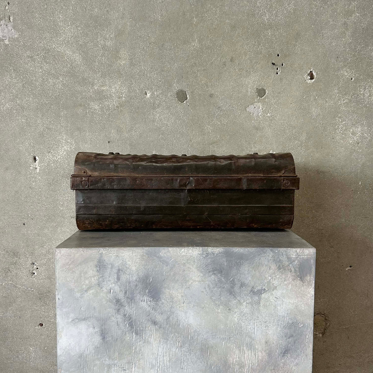 Antique Metal Trunk #1