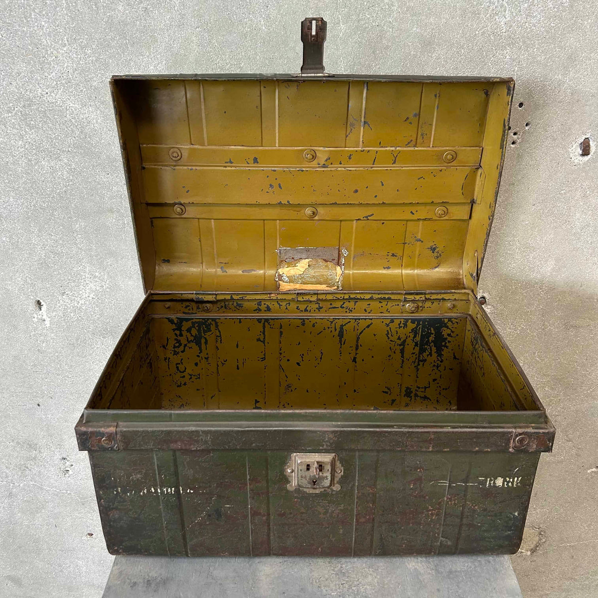 Antique Metal Trunk #2