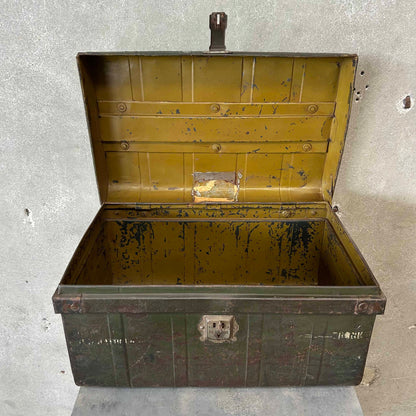 Antique Metal Trunk #2