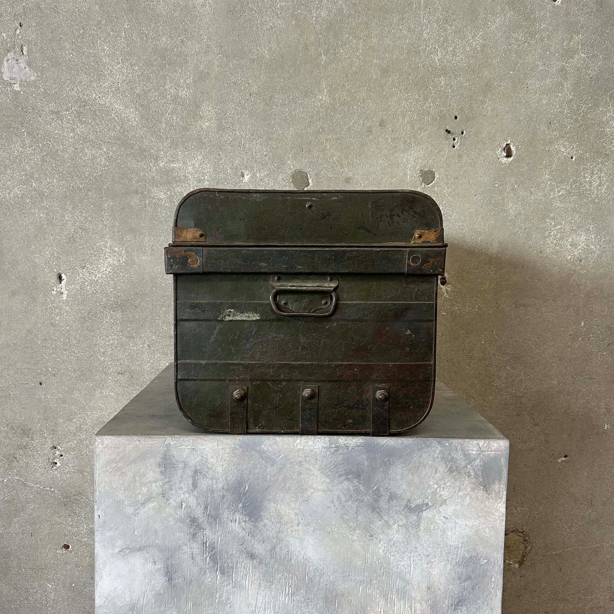 Antique Metal Trunk #2