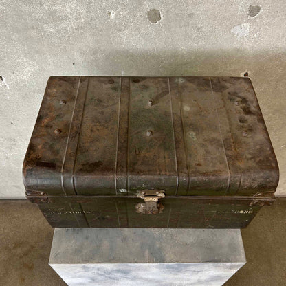 Antique Metal Trunk #2