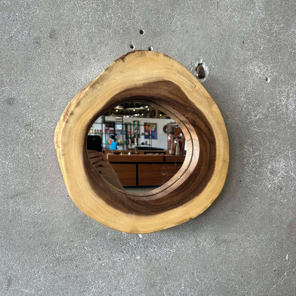 Custom Made Tree Trunk Mirror #1