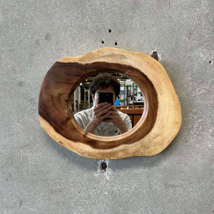 Custom Made Tree Trunk Mirror #2
