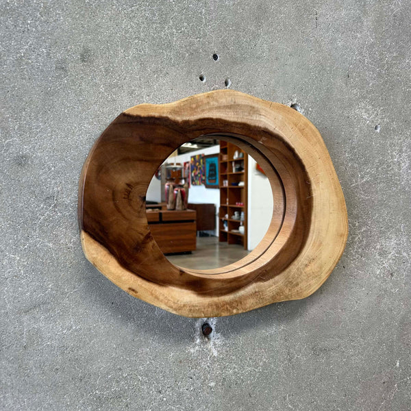 Custom Made Tree Trunk Mirror #2