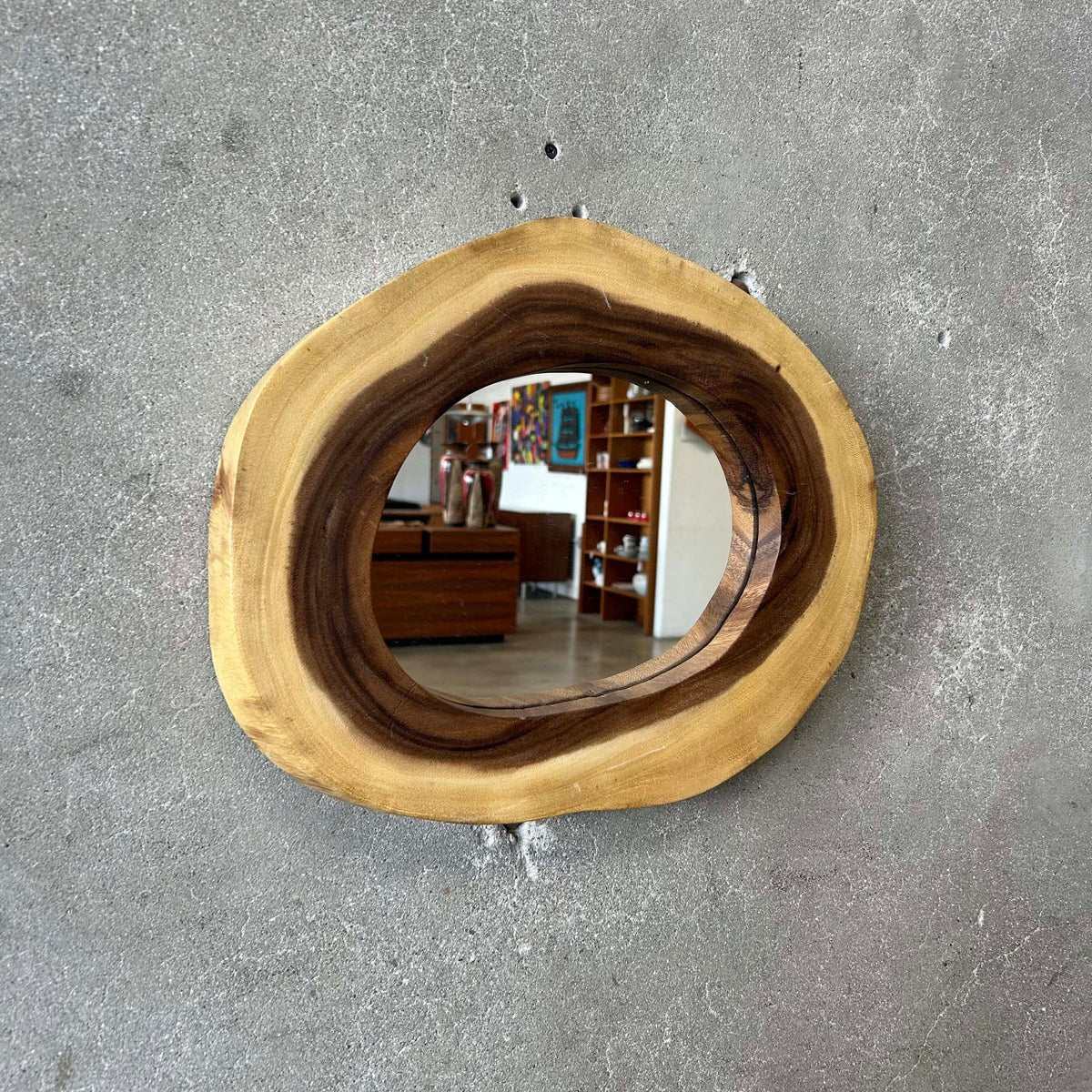 Custom Made Tree Trunk Mirror #3