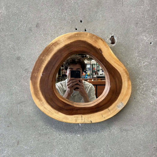 Custom Made Tree Trunk Mirror #4
