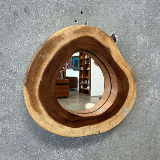 Custom Made Tree Trunk Mirror #4