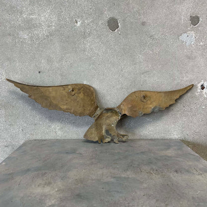 1960s Brass Eagle Wall Hanger