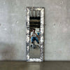 Custom Mirror Frame Made From 1800s Tin Ceiling Tiles