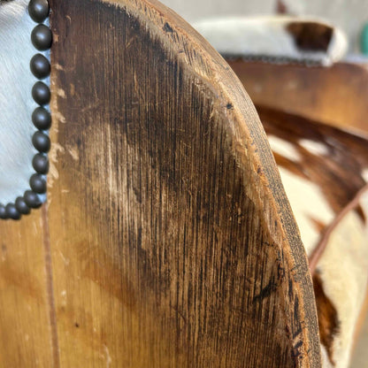 Coronado Furniture 1930's Barrel Chair w/Cowhide Cushions