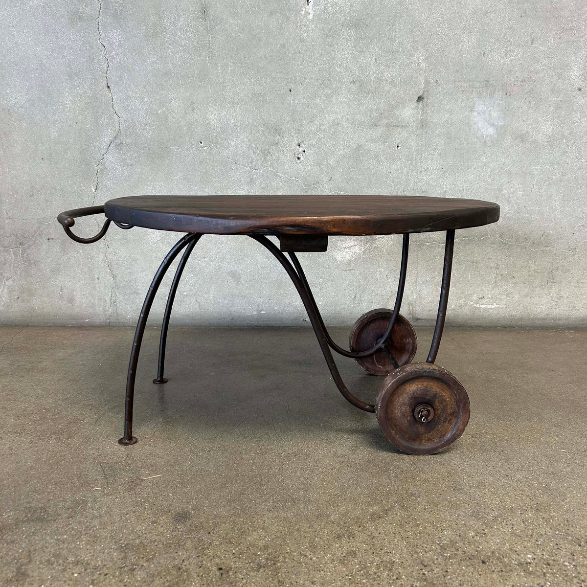 Monterey Furniture 1930's Rare Rolling Cart Coffee Table