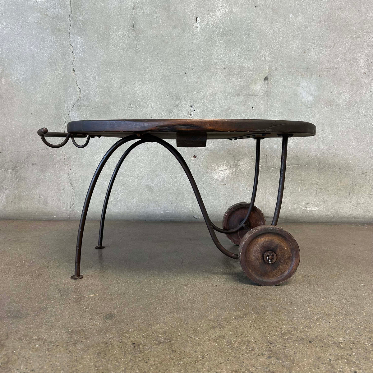 Monterey Furniture 1930's Rare Rolling Cart Coffee Table